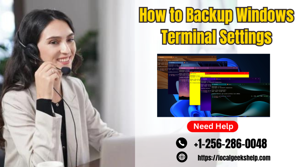 How to Backup Windows Terminal Settings