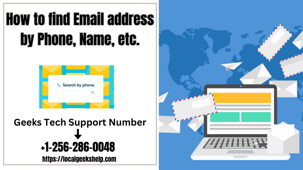 How to find Email address by Phone, Name, etc.