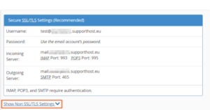Check Email Client Settings