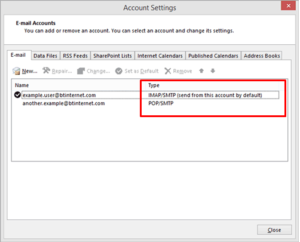 Check Email Settings