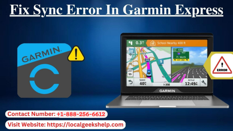 Fix Sync Error in Garmin Express