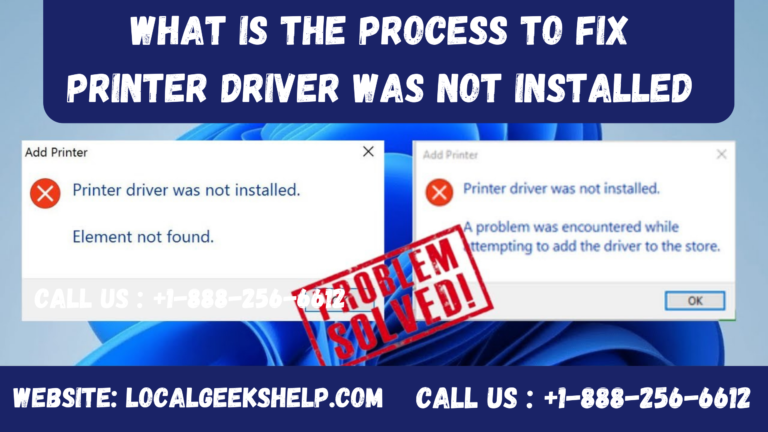 driver not installed
