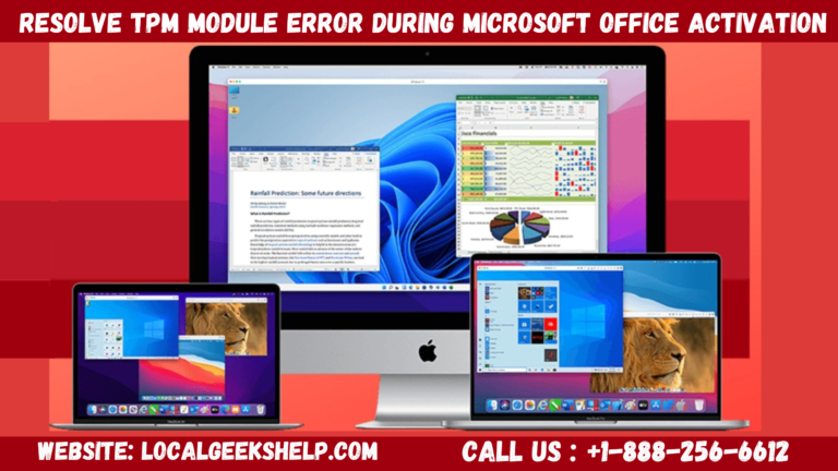 TPM module error during Microsoft Office activation