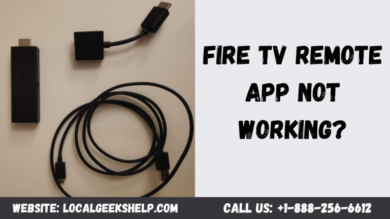 Fire TV Remote app not working