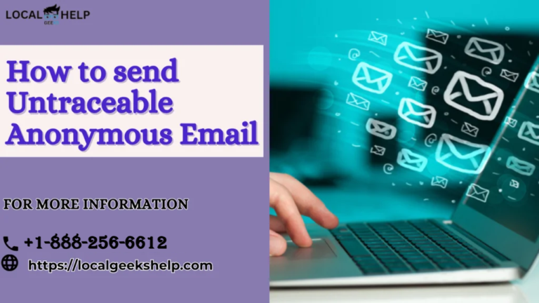 send Untraceable Anonymous Email