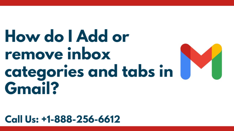Add or remove inbox categories and tabs in Gmail