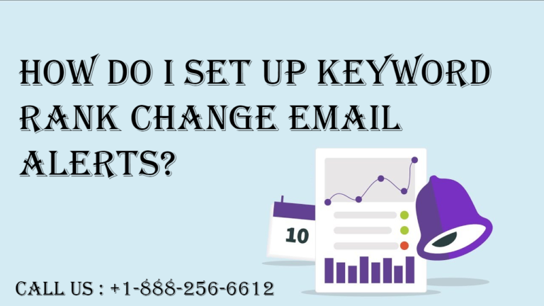How do I set up Keyword Rank Change Email Alerts