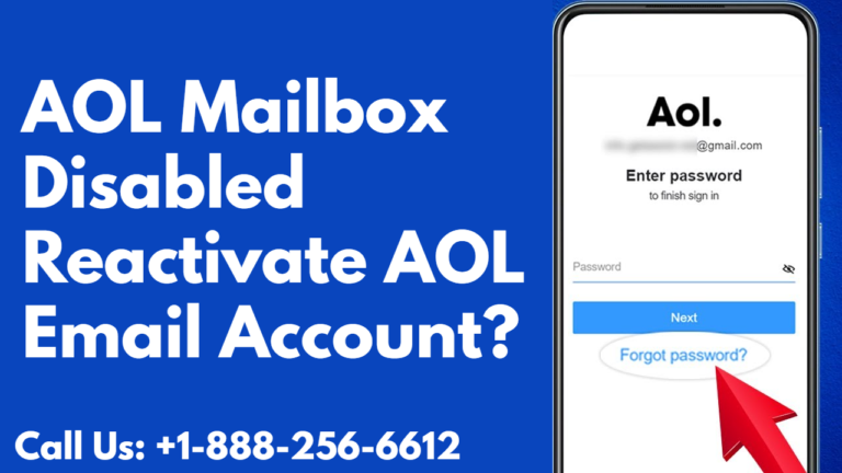 AOL mailbox disabled reactivate AOL email account