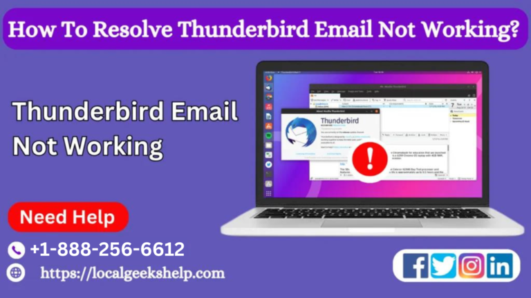 thunderbird email not working