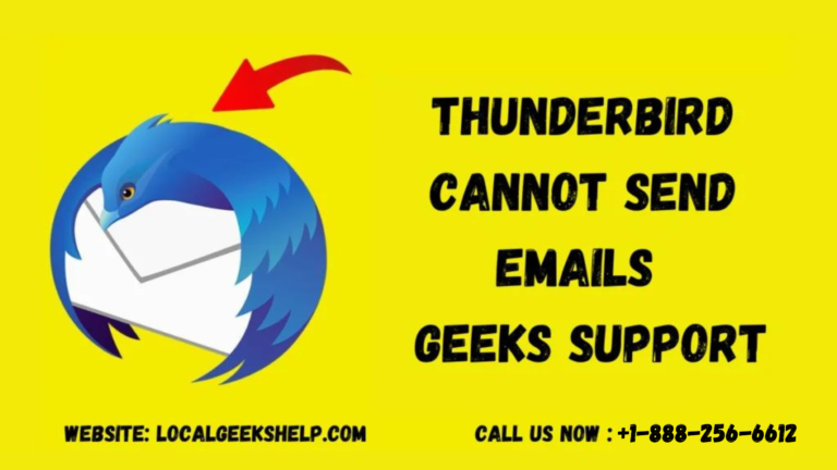 thunderbird cannot send Emails