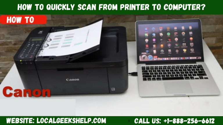 scan from Printer to computer