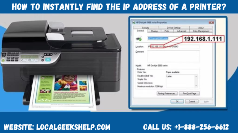 how to find ip address of printer