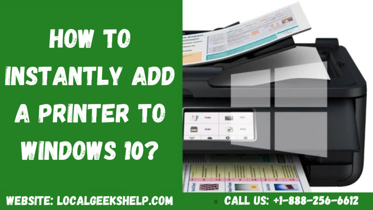 How to add printer in windows 10