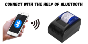 Connect with the help of Bluetooth