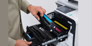 How to change ink in HP printer