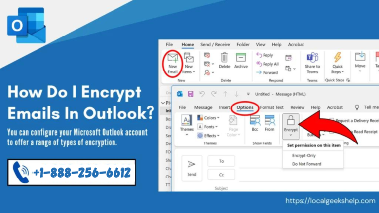 how to encrypt email in outlook