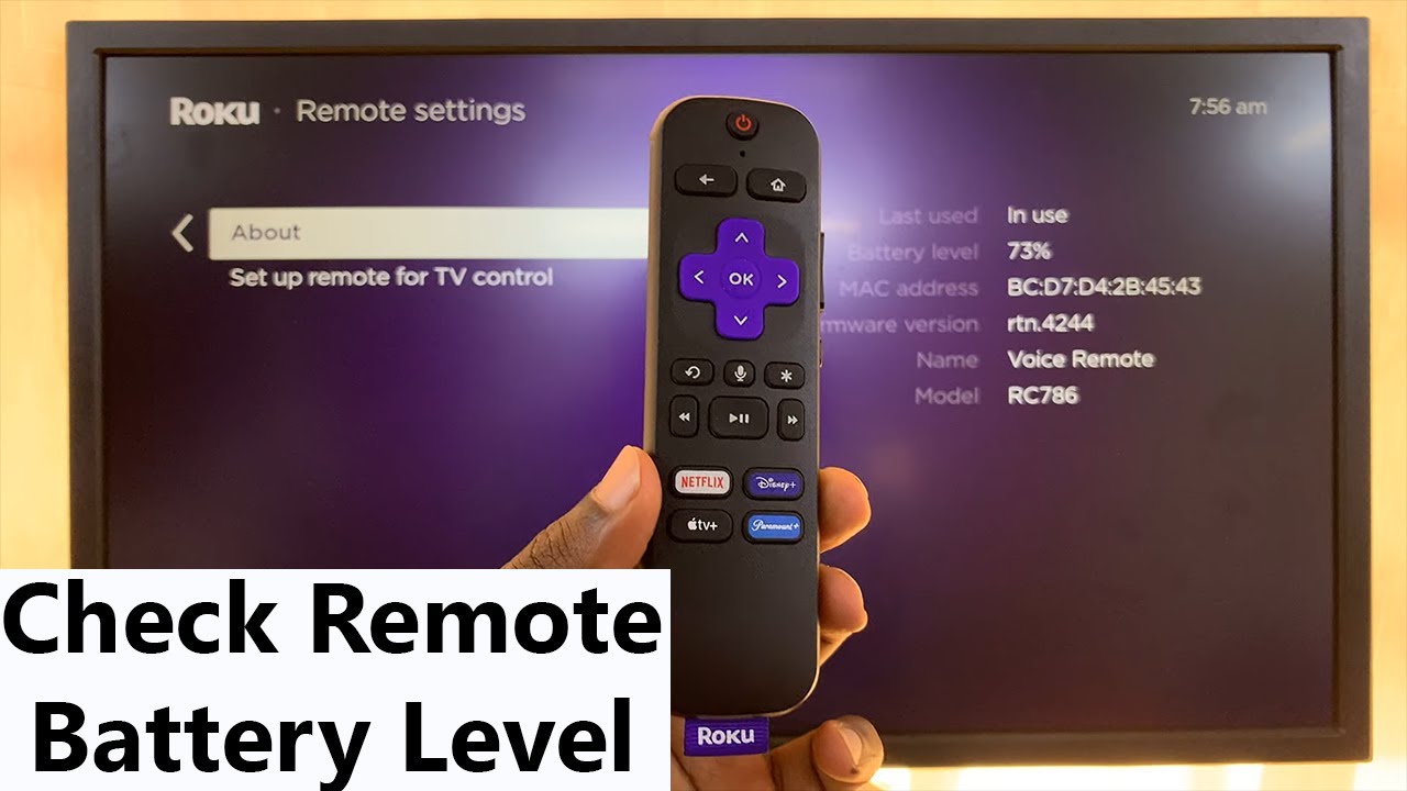 Check The Batteries Of Your Roku Remote