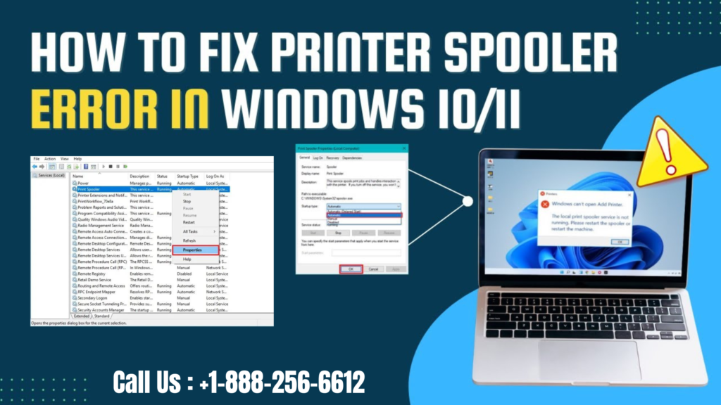 How do I Fix the Printer Spooler Errors in Windows 10?