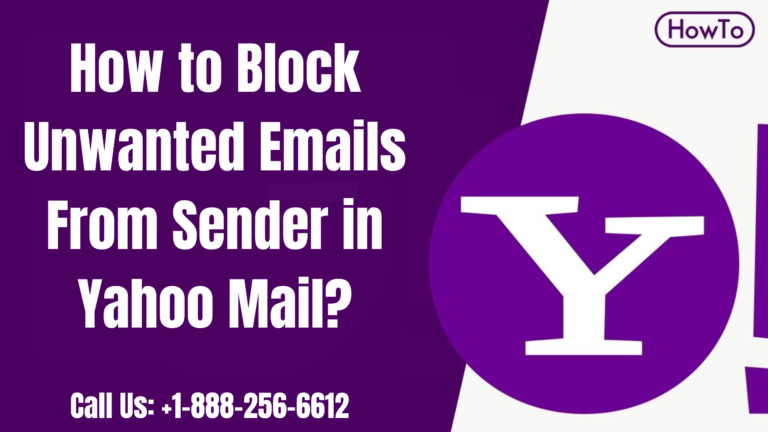 block sender yahoo