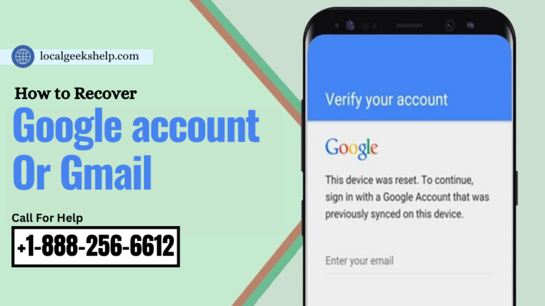 recover your Google Account