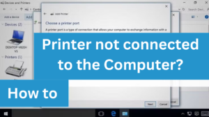 fix a Printer not connected to the Computer