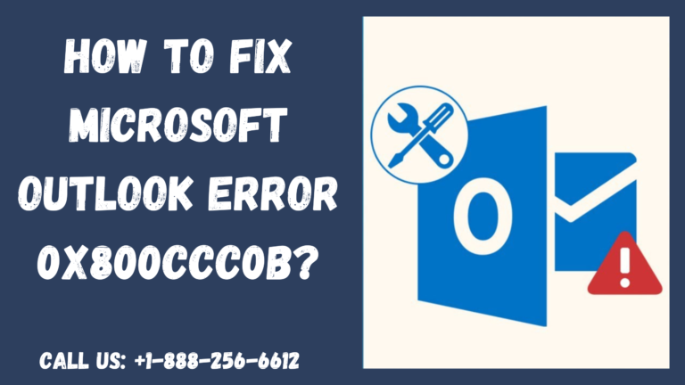 Microsoft Outlook Error 0x800ccc0b