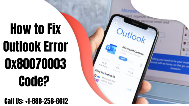 Outlook Error 0x80070003
