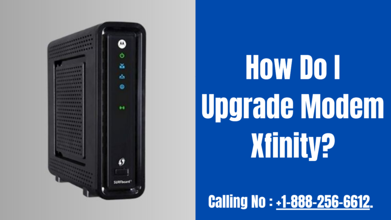 Upgrade Modem Xfinity