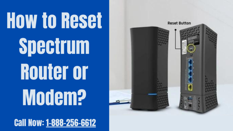 how to reset a Spectrum router