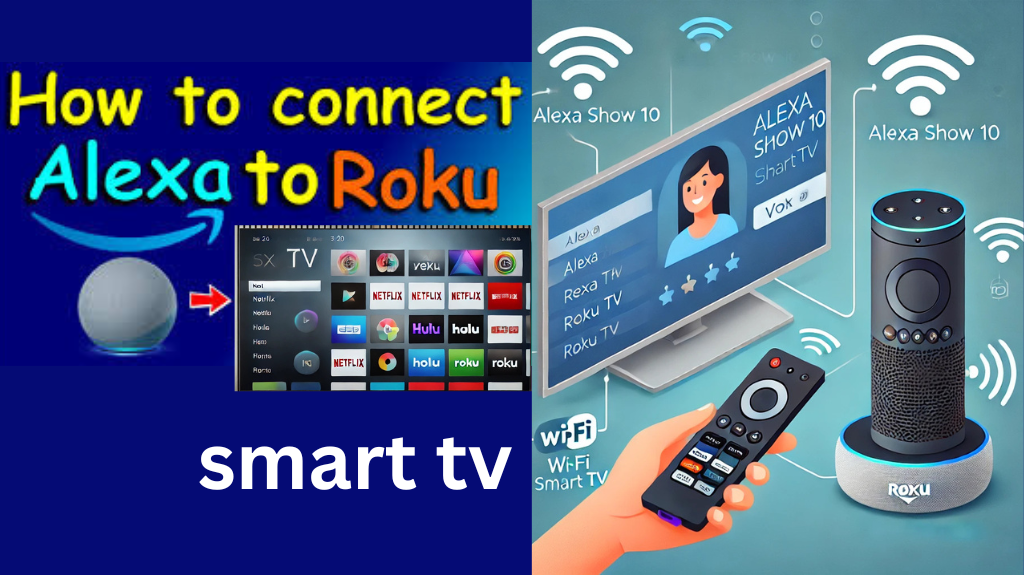 How to connect Alexa Show 10 to Roku smart tv